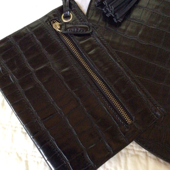 Street Level Jakko Circle Tote, black, new, 16”x16” - Picture 5 of 7